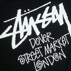 STUSSY ステューシー ×DOVER STREET MARKET 25SS STOCK DSM LONDON TEE BLACK Tシャツ 黒 Size 【XL】 【新古品・未使用品】 20820586