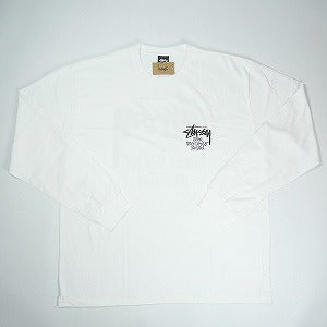 STUSSY ステューシー ×DOVER STREET MARKET 25SS STOCK DSM LONDON LS TEE WHITE ロンT 白 Size 【XL】 【新古品・未使用品】 20820587
