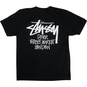 STUSSY ステューシー ×DOVER STREET MARKET 24AW STOCK DSM LONDON TEE BLACK Tシャツ 黒 Size 【L】 【新古品・未使用品】 20820590