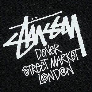 STUSSY ステューシー ×DOVER STREET MARKET 24AW STOCK DSM LONDON TEE BLACK Tシャツ 黒 Size 【L】 【新古品・未使用品】 20820590