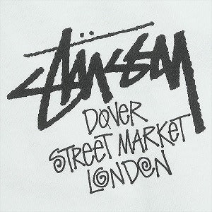 STUSSY ステューシー ×DOVER STREET MARKET 24AW STOCK DSM LONDON TEE WHITE Tシャツ 白 Size 【L】 【新古品・未使用品】 20820591