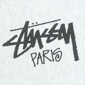 STUSSY ステューシー 25SS STOCK PARIS HOOD ASH HEATHER パリ限定パーカー 灰 Size 【L】 【新古品・未使用品】 20820608