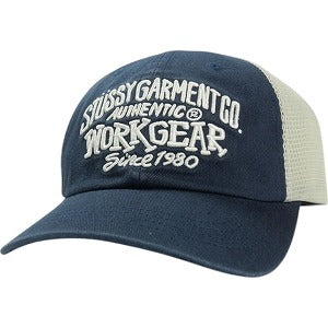 STUSSY ステューシー 25SS LOW PROFILE WORKGEAR STRAPBACK CAP NAVY キャップ 紺 Size 【フリー】 【新古品・未使用品】 20820626