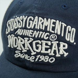 STUSSY ステューシー 25SS LOW PROFILE WORKGEAR STRAPBACK CAP NAVY キャップ 紺 Size 【フリー】 【新古品・未使用品】 20820626