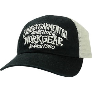 STUSSY ステューシー 25SS LOW PROFILE WORKGEAR STRAPBACK CAP BLACK キャップ 黒 Size 【フリー】 【新古品・未使用品】 20820628