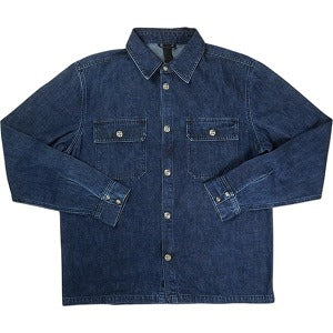 CHROME HEARTS クロム・ハーツ WORK DOG SHIRT GARAGE WASH INDIGO 長袖シャツ インディゴ Size 【L】 【新古品・未使用品】 20820635