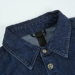 CHROME HEARTS クロム・ハーツ WORK DOG SHIRT GARAGE WASH INDIGO 長袖シャツ インディゴ Size 【L】 【新古品・未使用品】 20820635