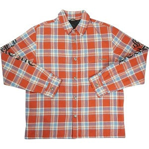 CHROME HEARTS クロム・ハーツ WORK’N SHIRT JNKYRS PLD CRM RED/BLACK シャツジャケット 赤 Size 【M】 【新古品・未使用品】 20820659