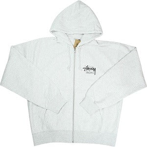 STUSSY ステューシー 25SS STOCK LONDON ZIP HOOD ASH HEATHER ロンドン限定ジップパーカー 灰 Size 【XL】 【新古品・未使用品】 20820662