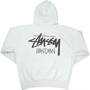 STUSSY ステューシー 25SS STOCK LONDON HOOD ASH HEATHER ロンドン限定パーカー 灰 Size 【S】 【新古品・未使用品】 20820668