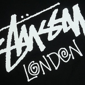 STUSSY ステューシー 25SS STOCK LONDON TEE BLACK ロンドン限定Tシャツ 黒 Size 【L】 【新古品・未使用品】 20820672