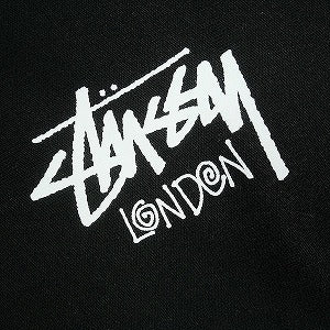 STUSSY ステューシー 25SS STOCK LONDON ZIP HOOD BLACK ロンドン限定ジップパーカー 黒 Size 【L】 【新古品・未使用品】 20820677