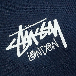STUSSY ステューシー 25SS STOCK LONDON ZIP HOOD NAVY ロンドン限定ジップパーカー 紺 Size 【XL】 【新古品・未使用品】 20820678