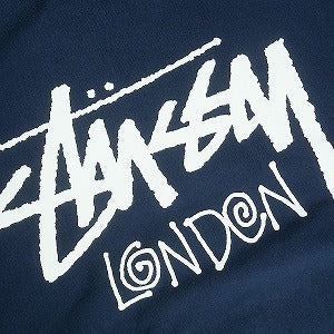STUSSY ステューシー 25SS STOCK LONDON ZIP HOOD NAVY ロンドン限定ジップパーカー 紺 Size 【XL】 【新古品・未使用品】 20820678