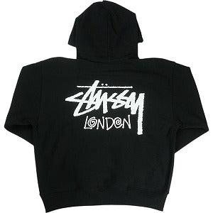 STUSSY ステューシー 25SS STOCK LONDON HOOD BLACK ロンドン限定パーカー 黒 Size 【XL】 【新古品・未使用品】 20820679