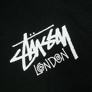 STUSSY ステューシー 25SS STOCK LONDON HOOD BLACK ロンドン限定パーカー 黒 Size 【XL】 【新古品・未使用品】 20820679