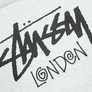 STUSSY ステューシー 25SS STOCK LONDON HOOD ASH HEATHER ロンドン限定パーカー 灰 Size 【XL】 【新古品・未使用品】 20820680