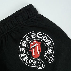 CHROME HEARTS クロム・ハーツ ROLLING STONES L&T SWEAT PANT BLACK スウェットパンツ 黒 Size 【XXL】 【新古品・未使用品】 20820699