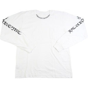 CHROME HEARTS クロム・ハーツ NECK LOGO LS T-SHIRT WHITE ロンT 白 Size 【XL】 【新古品・未使用品】 20820703