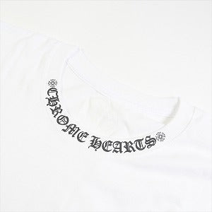CHROME HEARTS クロム・ハーツ NECK LOGO LS T-SHIRT WHITE ロンT 白 Size 【XL】 【新古品・未使用品】 20820703