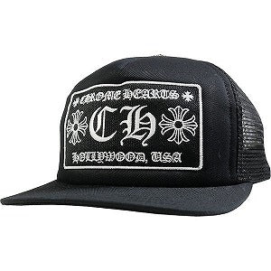 CHROME HEARTS クロム・ハーツ TRUCKER CAP Black/Black Kids CHロゴメッシュキャップ 黒 Size 【フリー】 【新古品・未使用品】 20820705