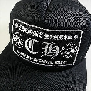 CHROME HEARTS クロム・ハーツ TRUCKER CAP Black/Black Kids CHロゴメッシュキャップ 黒 Size 【フリー】 【新古品・未使用品】 20820705