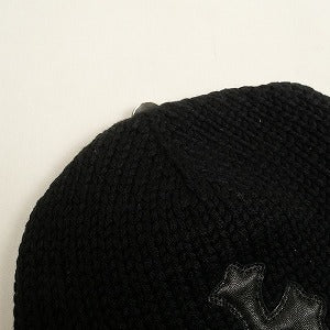 CHROME HEARTS クロム・ハーツ CROSS PATCH CASHMERE BEANIE カシミアビーニー 黒 Size 【フリー】 【新古品・未使用品】 20820711