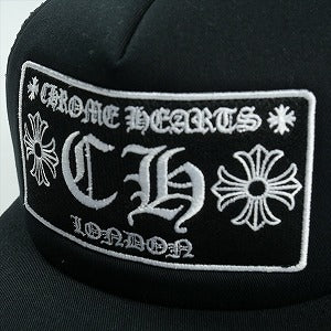 CHROME HEARTS クロム・ハーツ LONDON TRUCKER CAP BLACK ロンドン限定メッシュキャップ 黒 Size 【フリー】 【新古品・未使用品】 20820719