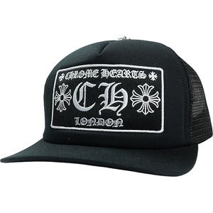 CHROME HEARTS クロム・ハーツ LONDON TRUCKER CAP BLACK ロンドン限定メッシュキャップ 黒 Size 【フリー】 【新古品・未使用品】 20820724