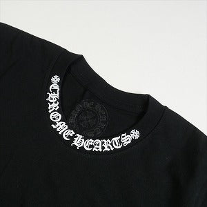 CHROME HEARTS クロム・ハーツ NECK LOGO SS T-SHIRT BLACK Tシャツ 黒 Size 【XL】 【新古品・未使用品】 20820754