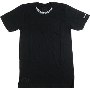 CHROME HEARTS クロム・ハーツ NECK LOGO SS T-SHIRT BLACK Tシャツ 黒 Size 【XL】 【新古品・未使用品】 20820754