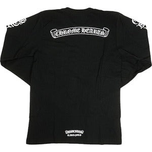 CHROME HEARTS クロム・ハーツ SCROLL L/S T-SHIRT BLACK/WHITE ロンT 黒 Size 【L】 【新古品・未使用品】 20820758
