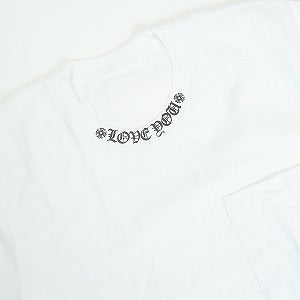 CHROME HEARTS クロム・ハーツ NECK LOVE YOU S/S WHITE Tシャツ 白 Size 【XL】 【新古品・未使用品】 20820764