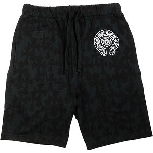 CHROME HEARTS クロム・ハーツ CEMETARY PRINT SWEAT SHORTS BLACK ショーツ 黒 Size 【S】 【新古品・未使用品】 20820768