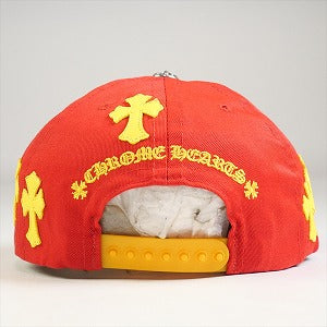 CHROME HEARTS クロム・ハーツ HAT 5 PANEL CAP BSBL CHERRY RED/YEL クロスパッチ付きキャップ 赤 Size 【フリー】 【新古品・未使用品】 20820775