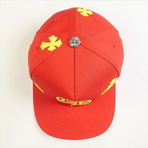 CHROME HEARTS クロム・ハーツ HAT 5 PANEL CAP BSBL CHERRY RED/YEL クロスパッチ付きキャップ 赤 Size 【フリー】 【新古品・未使用品】 20820775