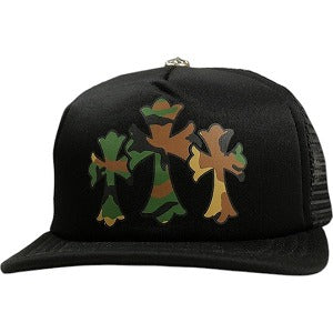 CHROME HEARTS クロム・ハーツ 3 CEM CRS KING TACO TRUCKER CAP BLACK トラッカーキャップ 黒 Size 【フリー】 【新古品・未使用品】 20820828