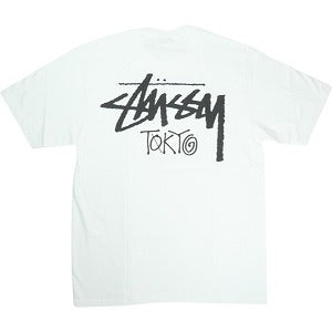 STUSSY ステューシー 25SS STOCK TOKYO TEE WHITE 東京限定Tシャツ 白 Size 【M】 【中古品-ほぼ新品】 20820875