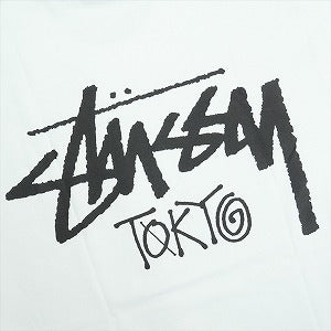 STUSSY ステューシー 25SS STOCK TOKYO TEE WHITE 東京限定Tシャツ 白 Size 【M】 【中古品-ほぼ新品】 20820875