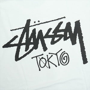 STUSSY ステューシー 25SS STOCK TOKYO TEE WHITE 東京限定Tシャツ 白 Size 【XL】 【中古品-ほぼ新品】 20820906