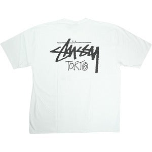STUSSY ステューシー 25SS STOCK TOKYO TEE WHITE 東京限定Tシャツ 白 Size 【XL】 【中古品-ほぼ新品】 20820909