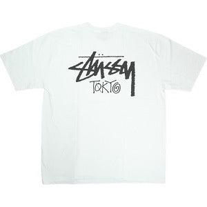 STUSSY ステューシー 25SS STOCK TOKYO TEE WHITE 東京限定Tシャツ 白 Size 【XL】 【中古品-ほぼ新品】 20820911