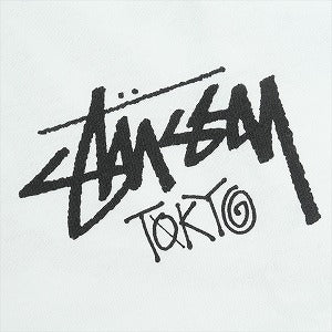 STUSSY ステューシー 25SS STOCK TOKYO TEE WHITE 東京限定Tシャツ 白 Size 【XL】 【中古品-ほぼ新品】 20820911