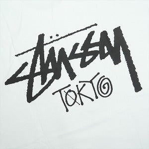 STUSSY ステューシー 25SS STOCK TOKYO TEE WHITE 東京限定Tシャツ 白 Size 【XL】 【中古品-ほぼ新品】 20820911