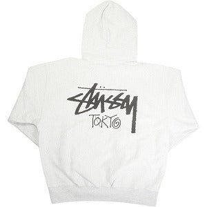 STUSSY ステューシー 25SS STOCK TOKYO HOOD ASH HEATHER 東京限定パーカー 灰 Size 【M】 【新古品・未使用品】 20820977