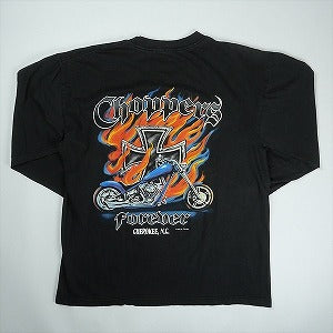 VINTAGE ヴィンテージ Thunder Choppers Forever LS Tee ロンT 黒 Size 【L相当】 【中古品-良い】 20820998