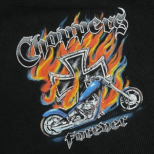 VINTAGE ヴィンテージ Thunder Choppers Forever LS Tee ロンT 黒 Size 【L相当】 【中古品-良い】 20820998