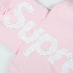 SUPREME シュプリーム 23AW Satin Applique Hooded Sweatshirt Light Pink パーカー ピンク Size 【L】 【中古品-非常に良い】 20821091
