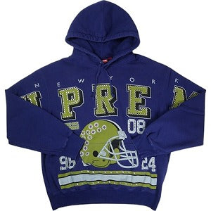 SUPREME シュプリーム 24AW Champions Studded Hooded Sweatshirt Dark Royal パーカー 紫 Size 【M】 【中古品-良い】 20821092