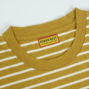 HUMAN MADE ヒューマンメイド 25SS HEART STRIPED T-SHIRT BEIGE HM29CS031 ストライプハートTシャツ ベージュ Size 【XL】 【新古品・未使用品】 20821127